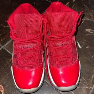 Jordan 11s win like 96 Size 5.5y gym red. Send me an offer